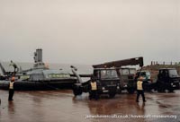 BH7 being moved to The Hovercraft Museum